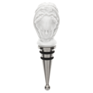 Flaschenverschluss, "MEISSEN Bottle Tops", Dame mit Rüschenhaube, Weiß, H 11,5 cm