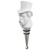 Flaschenverschluss, "MEISSEN Bottle Tops", Gentleman, Weiß, H 12 cm