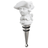 Flaschenverschluss, "MEISSEN Bottle Tops", Kavalier, Weiß, H 11 cm