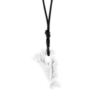 Pendant "Zodiacs " Sagittarius, white, bisque, 3,7 x 2,3 cm