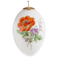 Osterei, Vintage Blume 2, Ranunkel, H 4,5 cm