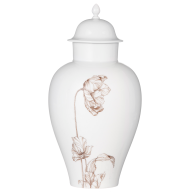 Vase "Tulpe, sepia", H 24,5 cm