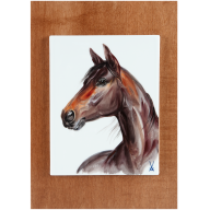 Wandbild, Mein Haustier, Motiv Pferdekopf, 30 x 21 cm