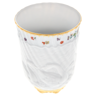 Mug, Shape "Swan Service", Oriental strewn flowers, gold rim (Swan service), H 9,5 cm