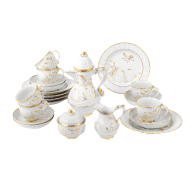 Mokkaservice Schwanendessin "Capodimonte", Form "Schwanendessin"