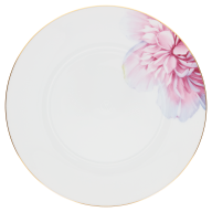 Vorspeise- und Dessertteller, Form "MEISSEN® Cosmopolitan", "Giant Bloom", Pfingstrose, Goldrand, Ø 22,5 cm