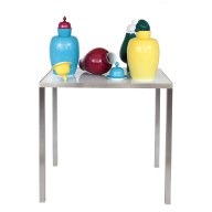 Sculpture "Five caps 1/7", Unique piece SEO, H 145 cm