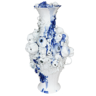 Vase "Huge Vase Blue", Unikat Arlene Shechet, H 82 cm