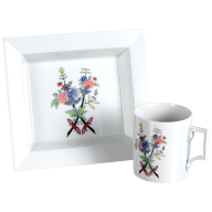 Homeoffice-Set, 2-tlg., Henkelbecher, Vide-Poche, "Swords Fantasy"