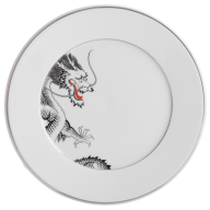 Vorspeise- und Dessertteller, Form "Vitruv", Glücksdrache, Ø 22 cm