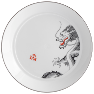 Suppenteller, Form "Vitruv", Glücksdrache, Ø 24 cm