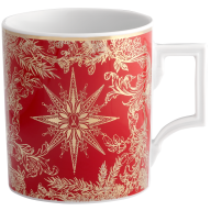Henkelbecher, Form "Berlin", "Meissen Christmas Star", rot, V 0,25 l