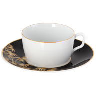 Cappuccinotasse, Form "MEISSEN® Cosmopolitan", "Golden Bamboo", V 0,3 l