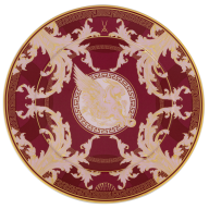 Platzteller, Form "No 41", "Mystic Maison", bordeaux, Ø 33 cm