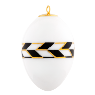 Osterei, "Royal Meander", Limited Collection, H 4,5 cm