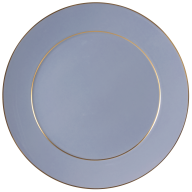 Dinner Plate, Shape "No 41", "The Original", plain, blue, gold, Ø 29 cm