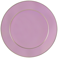 Dinner Plate, Shape "No 41", "The Original", plain, pink, gold, Ø 29 cm