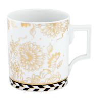 Henkelbecher, Form "Berlin", "Golden Onion Style", "Royal Meander", V 0,25 l