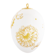 Osterei, groß, "Golden Onion Style", H 7 cm