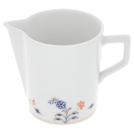 Milchkännchen, klein, Form "No 41", Noble Blue, Vergissmeinnicht, kobaltblau, rot, gold, V 0,15 l