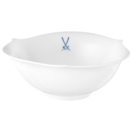 Dessertschale, Form "Wellenspiel Pur", Markenzeichen Meissen, kobaltblau, Ø 14,3 cm
