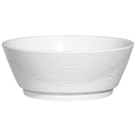 Schüssel, klein, Form "Vitruv Graphic", Biskuit Weiß, Ø 14,5 cm