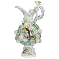 Schneeballkrug, Bunt staffiert, Signet Meissen Exklusiv Kollektion, gold, Lim., H 69 cm