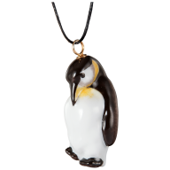 Anhänger "Natur leicht" Vollrelief Pinguin, 3,3 x 2,1 cm