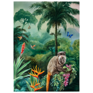 Wall Painting Amazonas, Monkey, lim., 75 x 55 cm