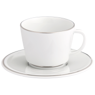 Cappuccinotasse, Form "Vitruv", Platinum, V 0,2 l