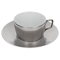 Kaffeetasse, Form "MEISSEN® Cosmopolitan", Mesh, platin, V 0,25 l